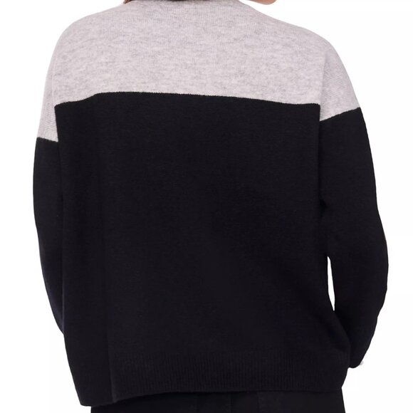 Vince Camuto Extended Shoulder Color Blocked Sweater - Picture 2 of 7